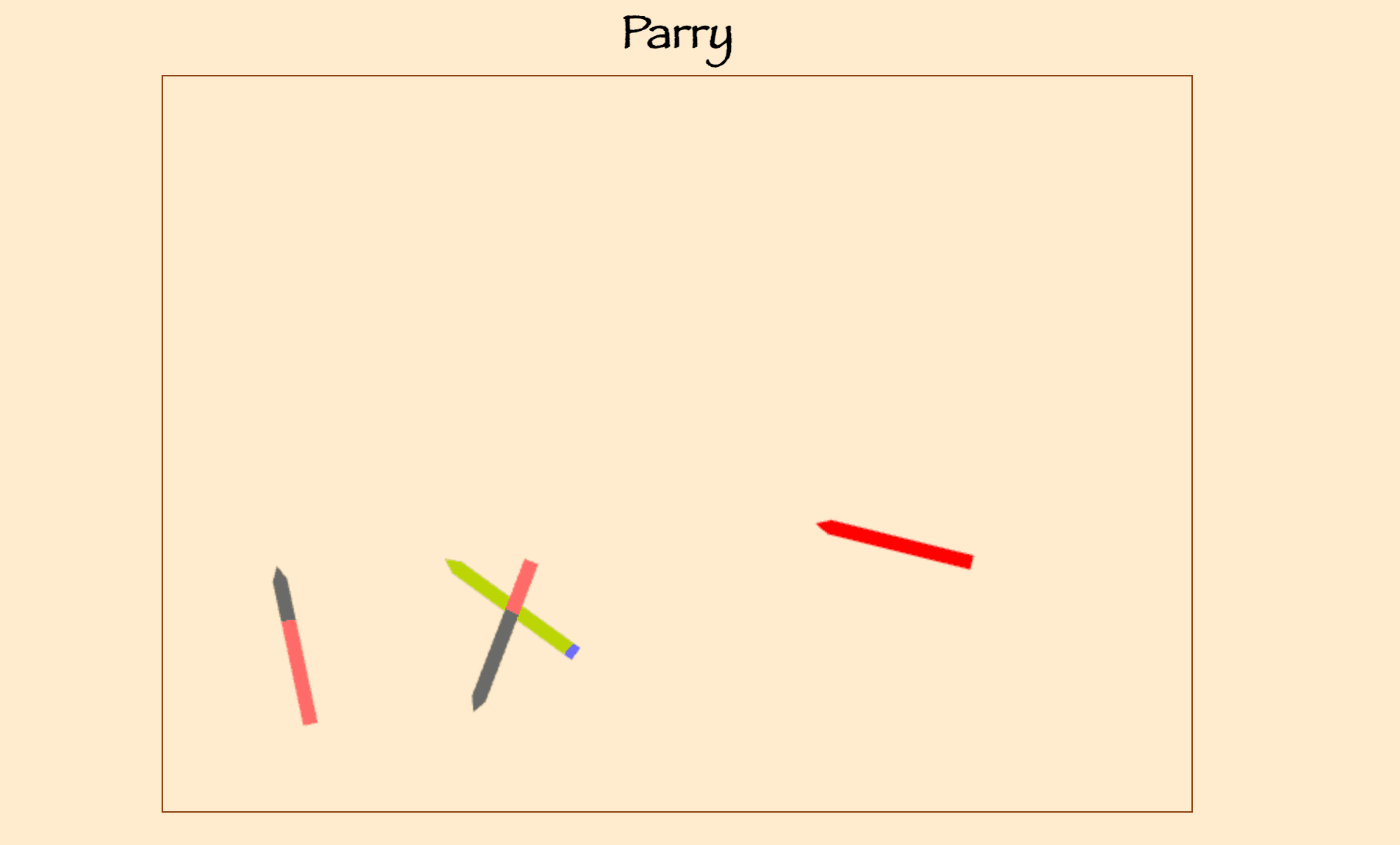 Parry game screen